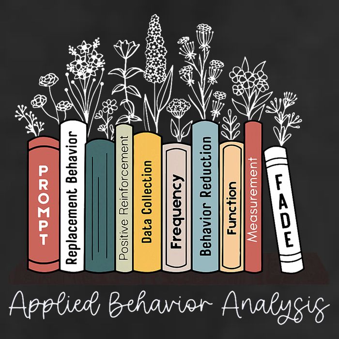 Applied Behavior Analysis Book Wildflower ABA RBT Therapist  Hat