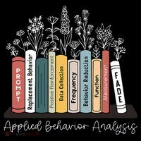 Applied Behavior Analysis Book Wildflower ABA RBT Therapist  Wool Snapback Cap