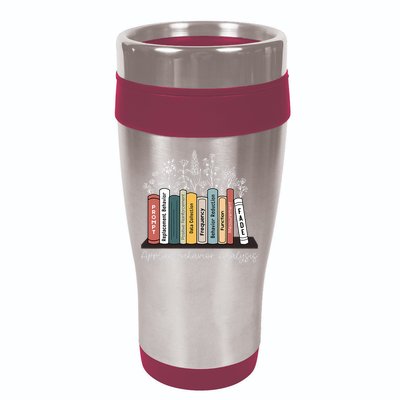 Applied Behavior Analysis Book Wildflower ABA RBT Therapist  16oz Travel Tumbler