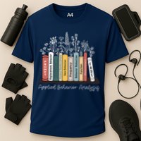 Applied Behavior Analysis Book Wildflower ABA RBT Therapist  Performance Shirt