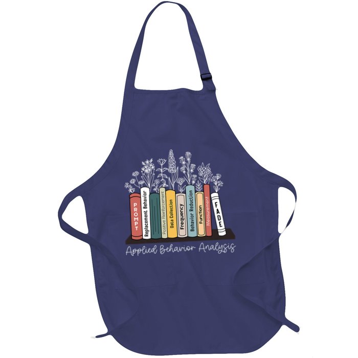 Applied Behavior Analysis Book Wildflower ABA RBT Therapist  Apron