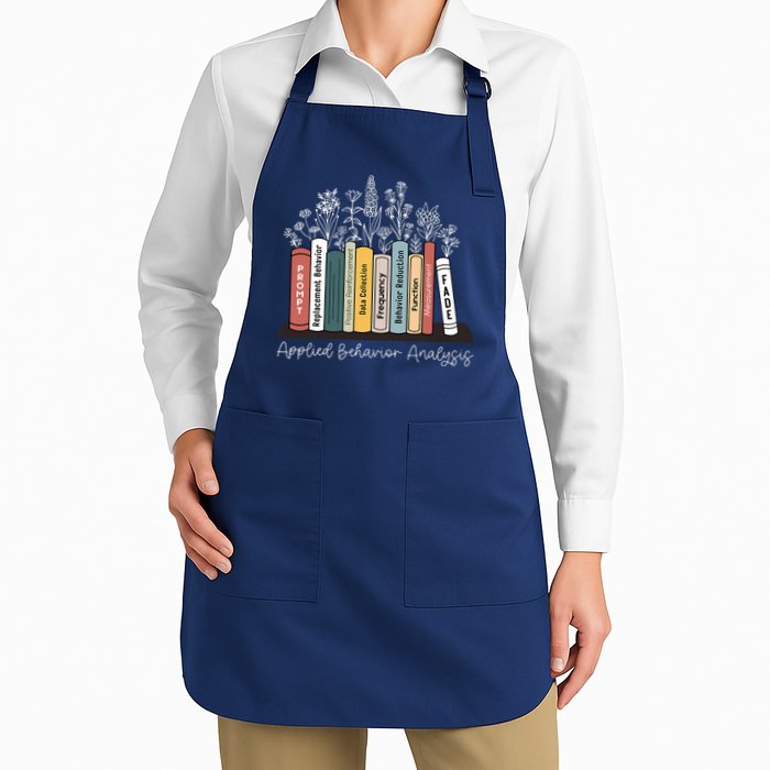 Applied Behavior Analysis Book Wildflower ABA RBT Therapist  Apron