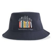 Applied Behavior Analysis Book Wildflower ABA RBT Therapist  Sustainable Bucket Hat