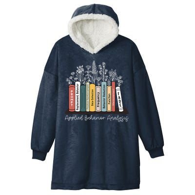 Applied Behavior Analysis Book Wildflower ABA RBT Therapist  Hooded Wearable Blanket