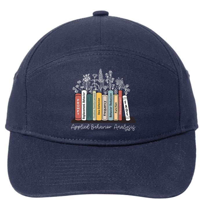 Applied Behavior Analysis Book Wildflower ABA RBT Therapist  7-Panel Snapback Hat