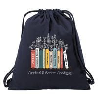 Applied Behavior Analysis Book Wildflower ABA RBT Therapist  Drawstring Bag