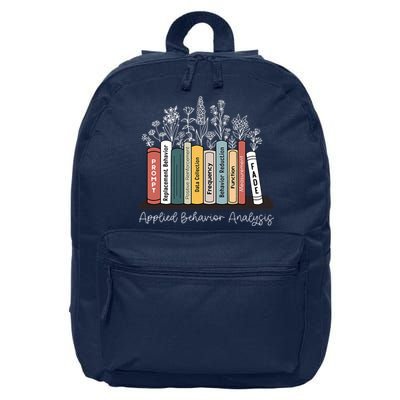 Applied Behavior Analysis Book Wildflower ABA RBT Therapist  16 in Basic Backpack