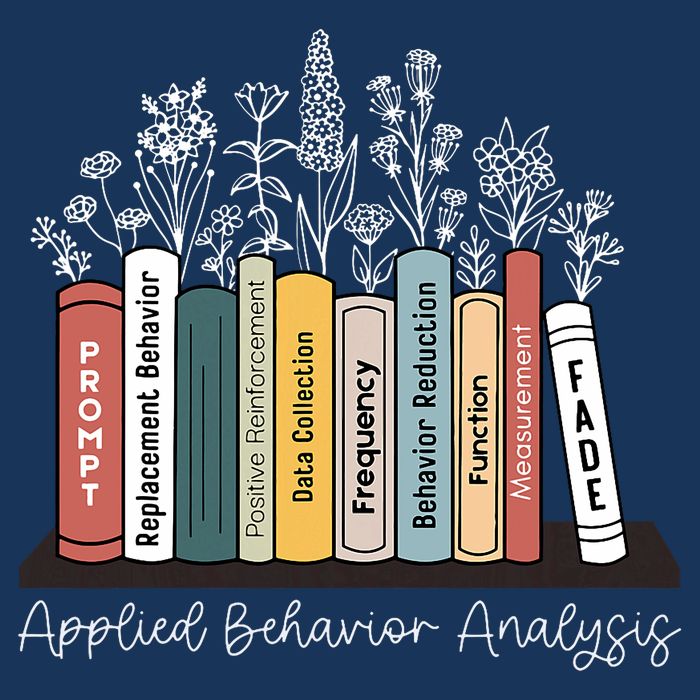Applied Behavior Analysis Book Wildflower ABA RBT Therapist  16 in Basic Backpack