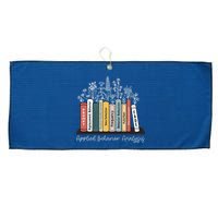 Applied Behavior Analysis Book Wildflower ABA RBT Therapist  Large Microfiber Waffle Golf Towel