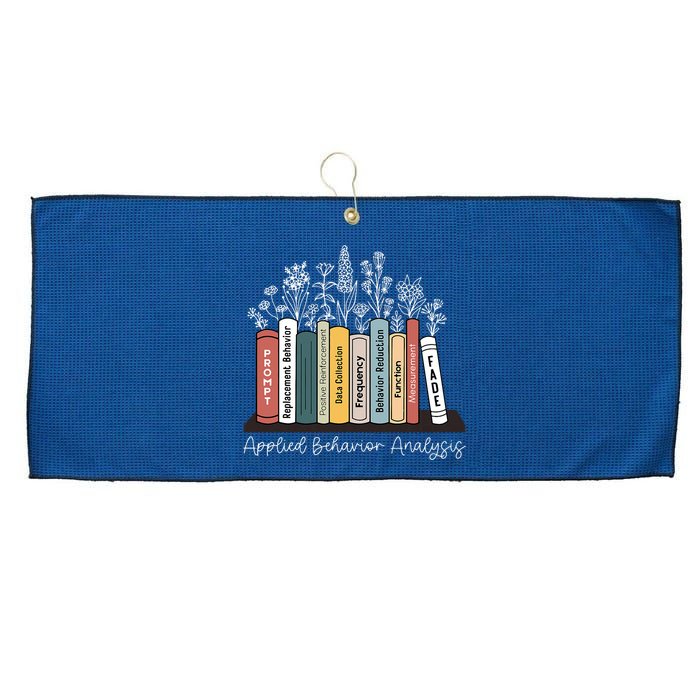 Applied Behavior Analysis Book Wildflower ABA RBT Therapist  Large Microfiber Waffle Golf Towel
