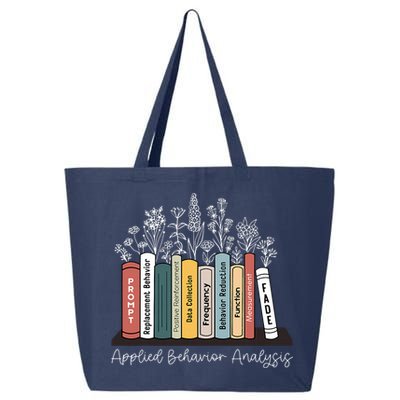 Applied Behavior Analysis Book Wildflower ABA RBT Therapist  25L Jumbo Tote