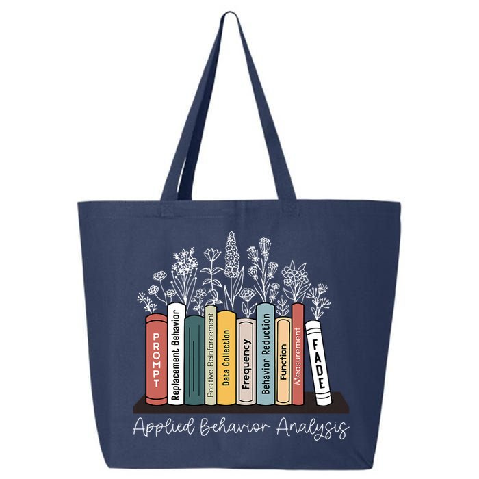 Applied Behavior Analysis Book Wildflower ABA RBT Therapist  25L Jumbo Tote