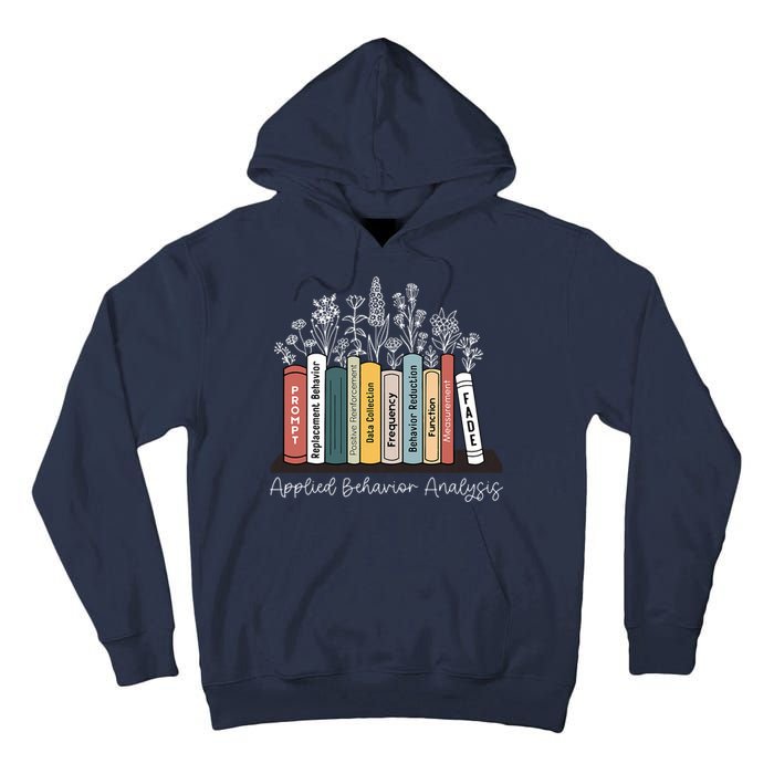 Applied Behavior Analysis Book Wildflower ABA RBT Therapist  Tall Hoodie