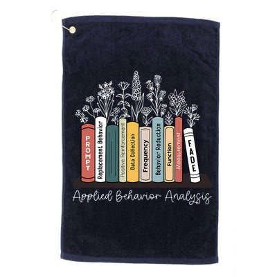 Applied Behavior Analysis Book Wildflower ABA RBT Therapist  Golf Towel