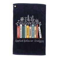 Applied Behavior Analysis Book Wildflower ABA RBT Therapist  Golf Towel