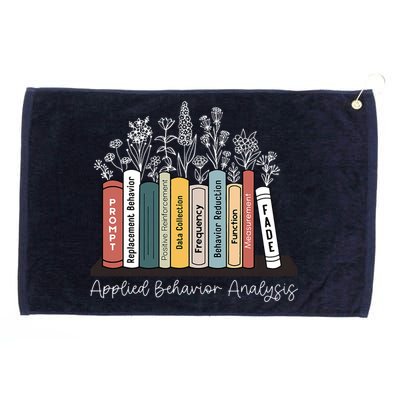 Applied Behavior Analysis Book Wildflower ABA RBT Therapist  Grommeted Golf Towel