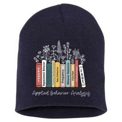Applied Behavior Analysis Book Wildflower ABA RBT Therapist  Short Acrylic Beanie