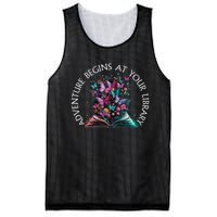 Adventure Begins At Your Library Summer Reading 2024 Gift Mesh Reversible Basketball Jersey Tank