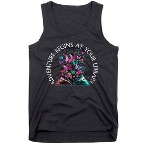 Adventure Begins At Your Library Summer Reading 2024 Gift Tank Top