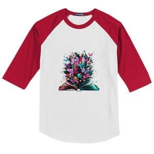 Adventure Begins At Your Library Summer Reading 2024 Gift Kids Colorblock Raglan Jersey