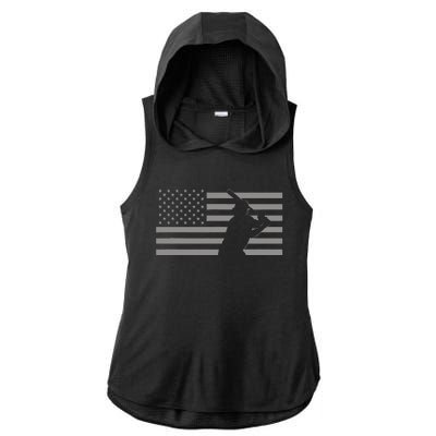 American Baseball Ladies PosiCharge Tri-Blend Wicking Draft Hoodie Tank