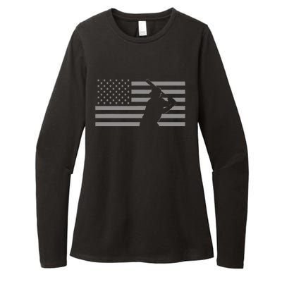 American Baseball Womens CVC Long Sleeve Shirt