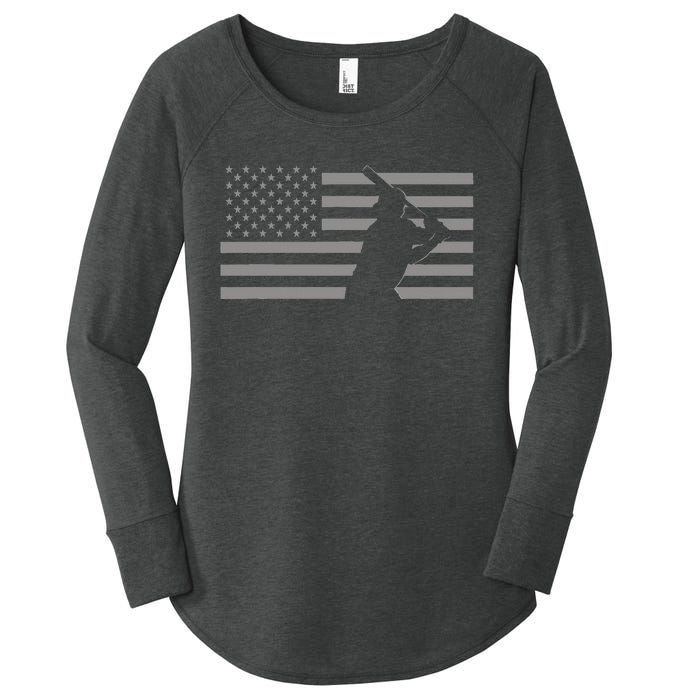 American Baseball Women's Perfect Tri Tunic Long Sleeve Shirt