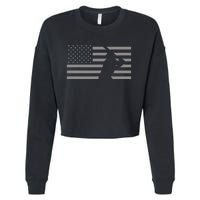 American Baseball Cropped Pullover Crew