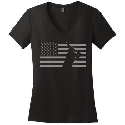 American Baseball Women's V-Neck T-Shirt