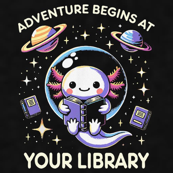 Adventure Begins At Your Library Summer Reading Program 2024 Ladies PosiCharge Tri-Blend Wicking Tank