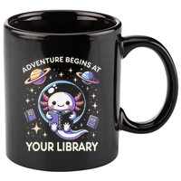 Adventure Begins At Your Library Summer Reading Program 2024 11oz C Handle Ceramic Mug