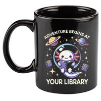 Adventure Begins At Your Library Summer Reading Program 2024 11oz C Handle Ceramic Mug