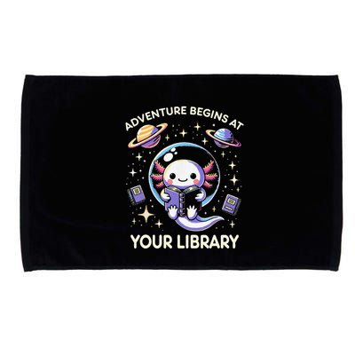 Adventure Begins At Your Library Summer Reading Program 2024 Microfiber Hand Towel