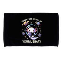 Adventure Begins At Your Library Summer Reading Program 2024 Microfiber Hand Towel