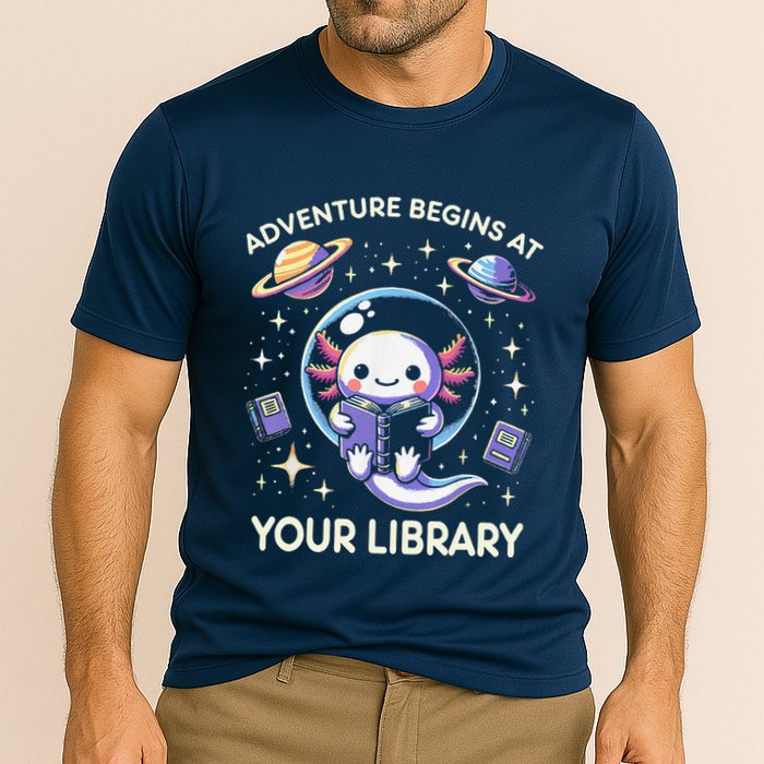 Adventure Begins At Your Library Summer Reading Program 2024 Performance Shirt