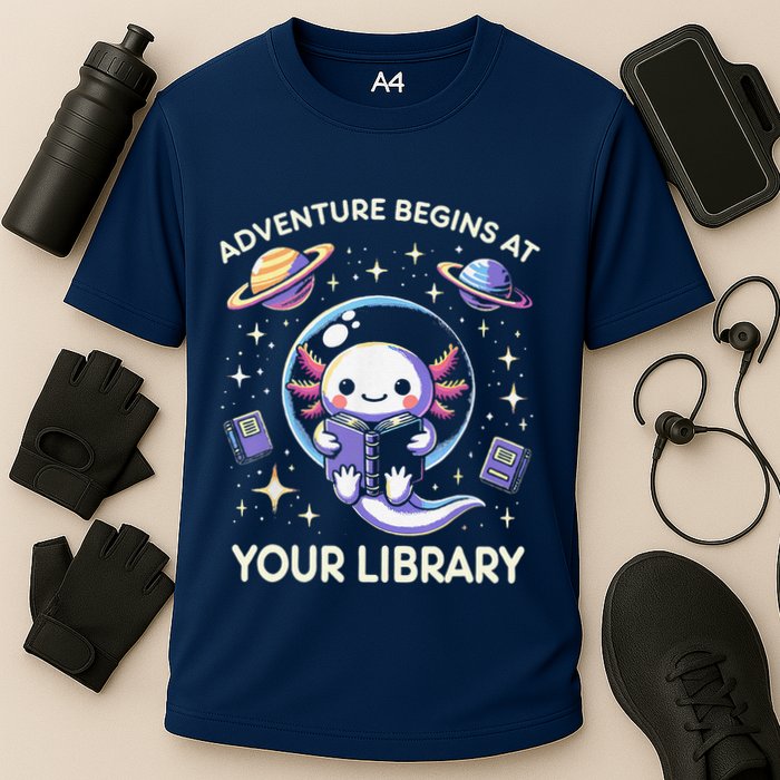 Adventure Begins At Your Library Summer Reading Program 2024 Performance Shirt