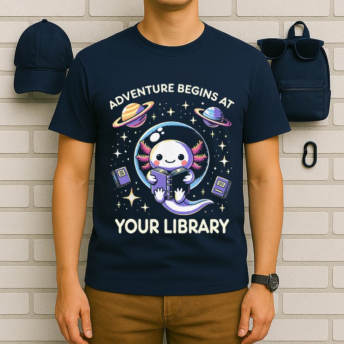 Adventure Begins At Your Library Summer Reading Program 2024 T-Shirt