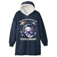 Adventure Begins At Your Library Summer Reading Program 2024 Hooded Wearable Blanket