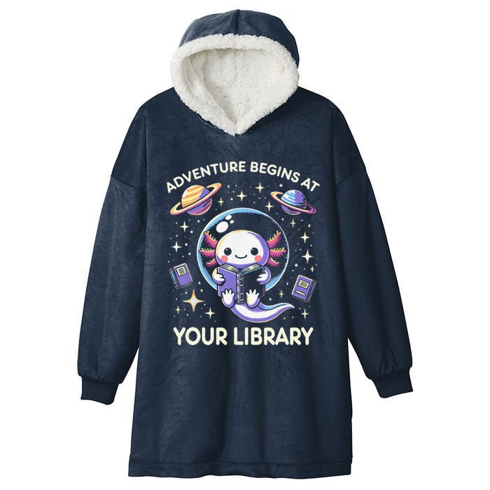 Adventure Begins At Your Library Summer Reading Program 2024 Hooded Wearable Blanket