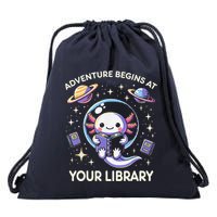Adventure Begins At Your Library Summer Reading Program 2024 Drawstring Bag
