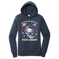 Adventure Begins At Your Library Summer Reading Program 2024 Women's Pullover Hoodie