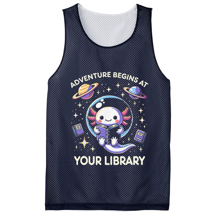 Adventure Begins At Your Library Summer Reading Program 2024 Mesh Reversible Basketball Jersey Tank
