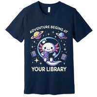 Adventure Begins At Your Library Summer Reading Program 2024 Premium T-Shirt
