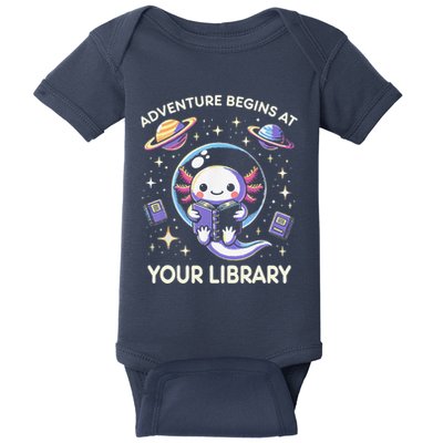 Adventure Begins At Your Library Summer Reading Program 2024 Baby Bodysuit