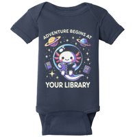 Adventure Begins At Your Library Summer Reading Program 2024 Baby Bodysuit