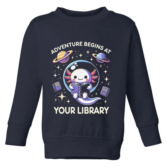 Adventure Begins At Your Library Summer Reading Program 2024 Toddler Sweatshirt