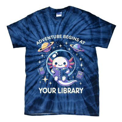 Adventure Begins At Your Library Summer Reading Program 2024 Tie-Dye T-Shirt