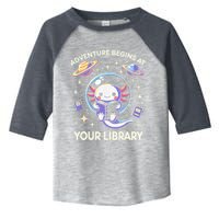 Adventure Begins At Your Library Summer Reading Program 2024 Toddler Fine Jersey T-Shirt