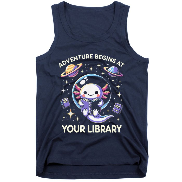 Adventure Begins At Your Library Summer Reading Program 2024 Tank Top