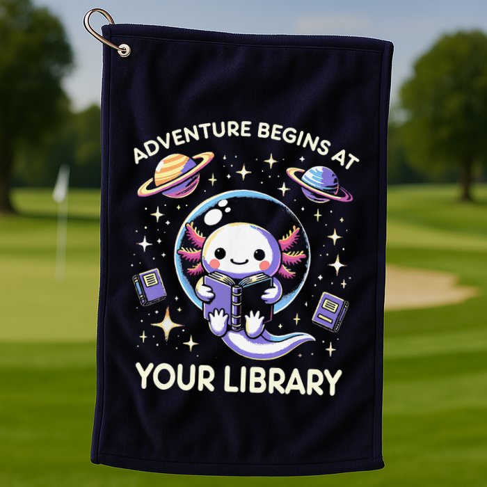 Adventure Begins At Your Library Summer Reading Program 2024 Golf Towel